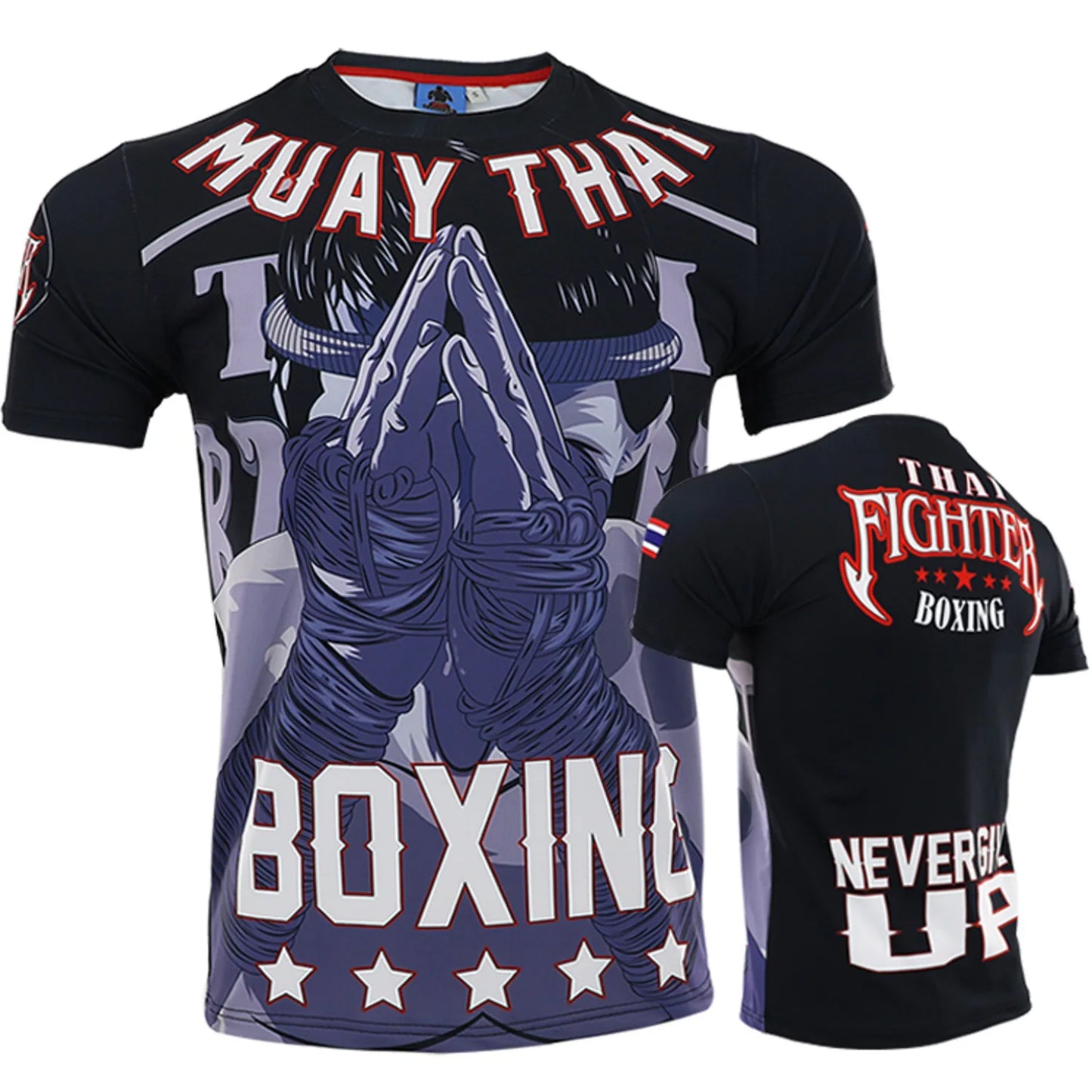 Mma Shirt Rashguard Men Tiger Dragon Muay Thai Jersey Cotton Kick Boxing Compression Muaythai T Shirt Fitness Boxeo BJJ Tee Tops