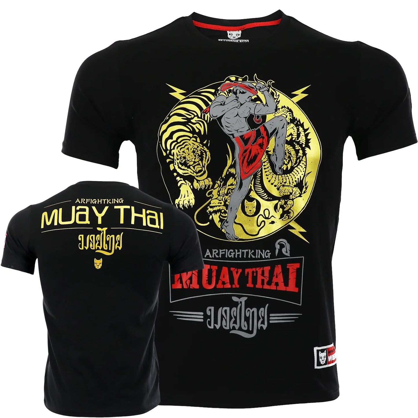 Mma Shirt Rashguard Men Tiger Dragon Muay Thai Jersey Cotton Kick Boxing Compression Muaythai T Shirt Fitness Boxeo BJJ Tee Tops